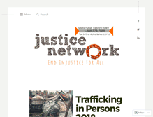 Tablet Screenshot of justice-network.org